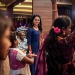 Anitha Sampath Instagram - Happy hosting😊 Vellore🤍 Event🎤 Happy visiting praba’s native vellore. Happy meeting the sbi life insurance employees with their family members in vellore event. Thank u @thilak_r_ 😇 Costume: @instorefashions Click: @deivamey