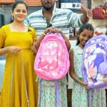 Anitha Sampath Instagram - Feeling nostalgic to shop School items in this summer holidays📚 shopping in @roshan_bags