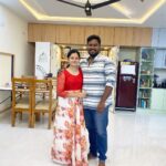 Anitha Sampath Instagram - Happy birthday pappu ma😍😍😍 Lets have a wonderful year ahead. Elarum nalla irupom😇😇 @itsme_pg Birthday vlog is also coming😍 Gown from @_kalamkari_____