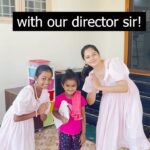 Anitha Sampath Instagram - Special appearance “venba” 😂 her getup😅 Wearing the costume from @olivedrab_womenmaxi ✅ #anithasampath #anithasampathreels #dancewithneice