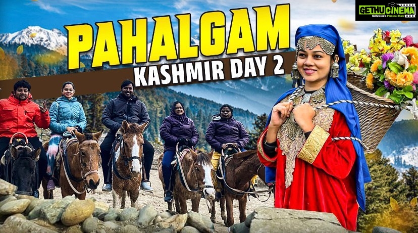 Anitha Sampath Instagram - 😅kashmir day2 vlog is out now guys.link in bio and story