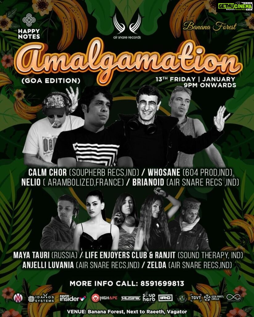 Anjali Lavania Instagram - Air Snare Recs presents "Amalgamation" on Friday the 13th at Banana Forest, Vagator! Featuring an eclectic line-up of some of the most awe-inspiring tech sounds for a night of musical bliss! At the newest hot spot in town . More information, Call - 8591699813 Book your tickets here 🔻 https://idamoss.com/events/amalgamation-goa/ https://insider.in/calm-chorwhosaneneliobrianoid-more-jan13-2023/event goaparties #goanightlife #goapartylovers #goaparties#goaundergroundtribe#goaparties #technodj #technoaddict #technolover #instatechno#technodance#technoconnectingpeople #technofamily #technolife #electronicmusic#goa #mygoa #beautifulgoa #goavibes #goalifestyle #techhouse #music #bananaforest #airsnaremusic