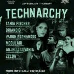 Anjali Lavania Instagram - If you hunting for a night of electrifying techno music and deep tech vibes, then Technarchy ft. Tania Fischer (Mexico/France) is the perfect place to be on Feb 23rd Thursday at house of chapora the super awesome House of your musical soul!🌀 This gathering will also feature some of the most sought after names from the domestic music scene : Brianoid, Varun Fernandes,Anjelli Luvania, Modulari & Zelda! Tania Fischer (Air Snare Recs,Mexico/France) Brianoid (Air Snare Recs,india) Varun Fernandes (Movement Recordings ,ind) Modulari (Air Snare Recs,Russia) Anjelli Luvania (Air Snare Recs,ind) Zelda (Air Snare Recs,ind) Come join us and be prepared to have your senses electrified!🎶 For information, Call - 9821042482 Tickets at https://insider.in/technarchy-feb-edition-feat-tania-fischer-brianoid-varun-fernandes-more-feb23-2023/event https://tickets.madvibes.in/product/technarchygoa-3/ https://idamoss.com/events/technarchy-goa/ https://clubr.in/NvslRNy-SZY goaparties #goanightlife #goapartylovers #goaparties#goaundergroundtribe#goaparties #technodj #technoaddict #technolover #instatechno#technodance#technoconnectingpeople #technofamily #technolife #electronicmusic#goa #mygoa #beautifulgoa #goavibes #goalifestyle #techhouse #music #houseofchapora #airsnaremusic