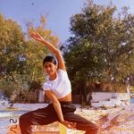 Anjali Patil Instagram – Abstract dance flower offering to Narmada jee! Hoshangabad-the City Of Water