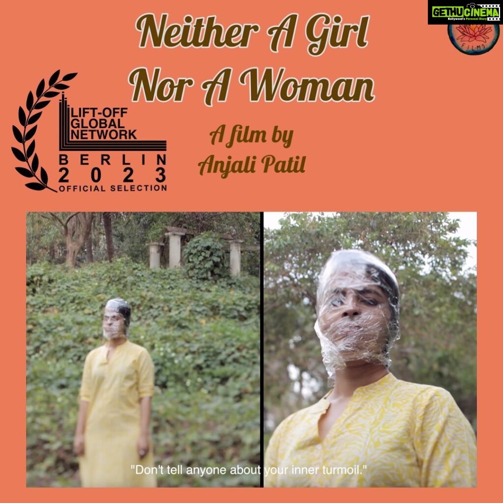 Anjali Patil Instagram - Neither A Girl Nor A Woman has been screened at more than 35 festivals so far. And now @liftoffglobalnetwork Honoured to be part of this prestigious festival! Concept and Direction- @anjalipatilofficial Cast- @ipalawat @kirankhoje3 @poorvibhave Cinematographer- @na_zia_khan Editor- @suchitrasathe Music- @shanemendonsa Produced by- @anahatfilms Executive Producer- @sanjay_jamkhandi @makarandshinde Production Design- @anjalipatilofficial Colourist- @abdeabhijit Sound recording- @ganesh_phuke Sound Design- @ketakichakradeo Subtitles- @meeche.mayuri Special Thanks- @klm_prasad