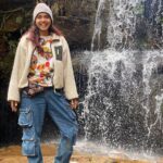 Anjali Patil Instagram - Waterfalls are God in speed! And Meghalaya was all about seeing them in different styles. I clocked almost 10-12 different types of waterfalls in a single day. The joy of witnessing the shear power of flowing water, through roots, through stones, through jungles is almost like being in the presence of godlike entity. No wonder this visit filled me with pure joy and stillness. The mystical Meghalaya is truly once in a life time experience. @meghiff @meghtourism #traveldiary #meghalaya #waterfalls #meghalyatourism