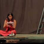 Anjali Patil Instagram – White Rabbit Red Rabbit 
~
What an amazing night it was!
I spent last evening walking alone in Pune University and silently weeping while roaming around my drama department. 
When did I start all of this?
A 16 year old girl fought everything and everyone to be in that Drama department. 
She was naive and full of hope that if she takes care of the art in her, the art eventually will take care of herself. 
At night I went on to the historical Bharat Natya Mandir where I always dreamt to perform.
A play about hope, morality, society, death and much much more. 
I performed this experiment amidst my beautiful friends whose love and support keeps me going. 
Why did I start this? 
Cause I can not do anything else. 
I’m my most beautiful self when I share everything that I have experienced with my audience, with my most intimate partner – camera. 
Why do we artist do this? 
Put ourselves in challenging situations?
cause we can’t do anything else better.🐰
Thank you @nipundharmadhikari @natakco @qtpindia @siddheshpurkar for this wonderful night. 
And my🐇friends @mayurrameshpatel @_noor_e_shayra @nayannah_mukey 

13th March 2023