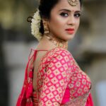 Anjana Rangan Instagram - When you are a part of #ps2 #ponniyinselvan grandeur, you cant stop with just one picture or one post! More to come! 🙈💕💖 Outfit @studio149 💕 Photography : @camerasenthil✨ Makeup : @ashmakeupandhairdo ❤️ Jewellery : @bronzerbridaljewellery Thank you @lyca_productions as always for the oppurtunity❤️ @charanvfx1 And thank u @madrastalkies ❤️