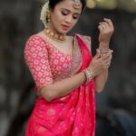 Anjana Rangan Instagram - When you are a part of #ps2 #ponniyinselvan grandeur, you cant stop with just one picture or one post! More to come! 🙈💕💖 Outfit @studio149 💕 Photography : @camerasenthil✨ Makeup : @ashmakeupandhairdo ❤️ Jewellery : @bronzerbridaljewellery Thank you @lyca_productions as always for the oppurtunity❤️ @charanvfx1 And thank u @madrastalkies ❤️