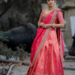 Anjana Rangan Instagram - When you are a part of #ps2 #ponniyinselvan grandeur, you cant stop with just one picture or one post! More to come! 🙈💕💖 Outfit @studio149 💕 Photography : @camerasenthil✨ Makeup : @ashmakeupandhairdo ❤️ Jewellery : @bronzerbridaljewellery Thank you @lyca_productions as always for the oppurtunity❤️ @charanvfx1 And thank u @madrastalkies ❤️