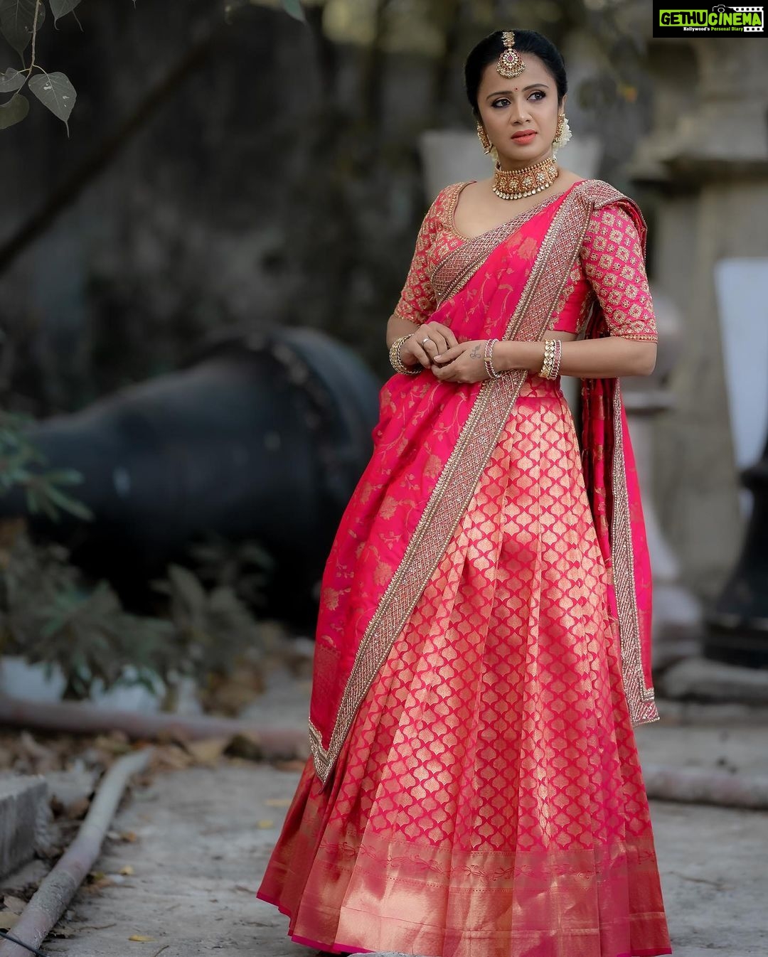 Anjana Rangan Instagram - When you are a part of #ps2 #ponniyinselvan grandeur, you cant stop with just one picture or one post! More to come! 🙈💕💖 Outfit @studio149 💕 Photography : @camerasenthil✨ Makeup : @ashmakeupandhairdo ❤️ Jewellery : @bronzerbridaljewellery Thank you @lyca_productions as always for the oppurtunity❤️ @charanvfx1 And thank u @madrastalkies ❤️