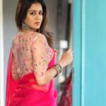 Anjana Rangan Instagram - 🌸🌺🌷 Saree and blouse : @magicbyjeeni ❤️ Photography : @_niki_photographyy ❤️