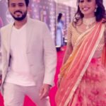 Anjana Rangan Instagram - Random day at work!! Another one with my Most Fav One! @rjvijayofficial ❤️❤️❤️😍😍 for @jfwdigital ‘s awards ! #throwback