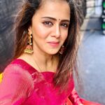 Anjana Rangan Instagram - #backstage #selfie 🌺 Outfit : @magicbyjeeni