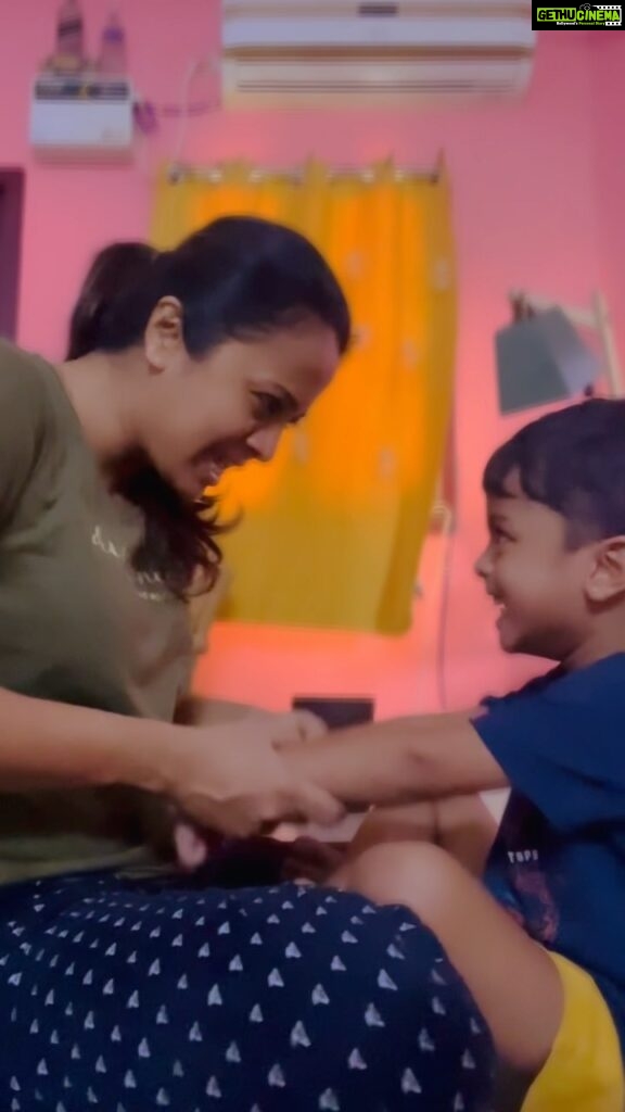 Anjana Rangan Instagram - The best feeling in the world is Being his Mother! He makes me smile, he makes me laugh, he makes me feel soo sooo special! I have a Prince at home who loves me with all his heart. Wat else i need! 🥹❤️ Happy mother’s day to all the lovely Mothers out there ❤️❤️❤️