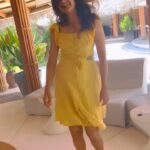 Anjana Rangan Instagram - #senorita From #maldivesarchives Dance like no one’s watching! 😌 @magic_mystery_madness was happy lazing in the sofa shooting my madness and was absolutely no use calling her to dance! How much I miss this 🥺 lets goooo somewhere again @magic_mystery_madness pleaseeee❤️❤️❤️