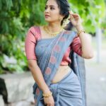 Anjana Rangan Instagram - For #mamannanaudiolaunch Photography : @edengroupofstudio Makeup : @ashmakeupandhairdo Jewellery : @theamethyststore Saree : @kanakadharadrapes Blouse design : @magicbyjeeni