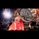 Anjana Rangan Instagram - My #ps2 moment. 🙈 thank you @lyca_productions @iamcharan_official ❤️ @madrastalkies Wearing @studio149 Muah : @ashmakeupandhairdo Shot by @stevenaj14