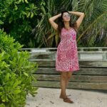 Anjana Rangan Instagram - Living the islander’s life @kuramathiisland carefully curated by my fav @pickyourtrail 😍❤️ Gorgeous place!! Simply blissful! ❤️ Pc : @magic_mystery_madness