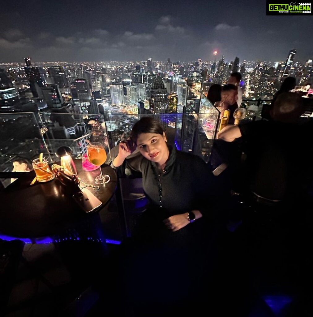 Anjena Kirti Instagram - And this is how it went … 🎂🎉🥳 Vertigo and Moon Bar Bangkok