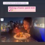 Anjena Kirti Instagram - And this is how it went … 🎂🎉🥳 Vertigo and Moon Bar Bangkok