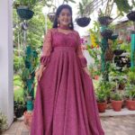 Anju Aravind Instagram - Styled for AMMA meeting Designed and stitched from our studio 🥰❤️#irisdesigns #irisdesignerstudio