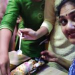 Anju Aravind Instagram – Enjoying puttu icecream