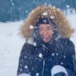 Anju Kurian Instagram - I love you snow much ⛄️🤍⛄️. 📍- Kashmir 🎥- @uv_clickz #snowfall #happytimes #kashmir #doodhpathri #snowday #mountainslovers #naturegram