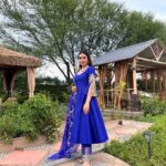 Ankitta Sharma Instagram - वो नूर.. 💙 Outfit by @aliwarofficial Jewels by @theurbanglitter Mua @sonugupta9588 📸 @kunwararorax