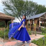 Ankitta Sharma Instagram - वो नूर.. 💙 Outfit by @aliwarofficial Jewels by @theurbanglitter Mua @sonugupta9588 📸 @kunwararorax