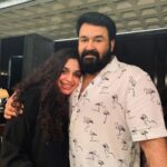 Ann Augustine Instagram - Lalettan ❤️ #lalettan#thecompleteactor#fangirl#hyderabad#legend#malayalamcinema#fanforever#coffeelover#allblack#curls#curlyhair#jewelleryaddict#artlover