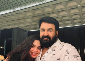 Ann Augustine Instagram - Lalettan ❤️ #lalettan#thecompleteactor#fangirl#hyderabad#legend#malayalamcinema#fanforever#coffeelover#allblack#curls#curlyhair#jewelleryaddict#artlover