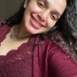 Ann Augustine Instagram - Tied up… let loose…straighten? Maybe not… help me decide! #favcolor#randomclick#photodump#magichour#neckpiece#jewelleryaddict#silverlove#curls#curlyhair#coffeelover#staysafe#artlover