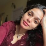 Ann Augustine Instagram - Tied up… let loose…straighten? Maybe not… help me decide! #favcolor#randomclick#photodump#magichour#neckpiece#jewelleryaddict#silverlove#curls#curlyhair#coffeelover#staysafe#artlover