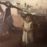 Ann Augustine Instagram - Acha's Vespa and the lil me loved going out with Him, the wind in my hair. Memories of much simpler times!🧡 #goodolddays#home#happiness#missingyou#vespa#rides#memories#memoriesforlife#nightrides#scooter#scooterrides