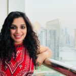 Ann Augustine Instagram - “Red goes with everything and red goes with nothing.” 🧡 📸 @nandan_meera #red#bella#dogsofinsta#dubai#bellanbubbles#magichour#loveforred#curlyhair#sweetestdogever#jewelleryaddict#coffeelover#artlover