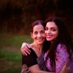 Ann Augustine Instagram - Amma 🌸 #amma #aunt #lifelines #sweetest #cutest #supportsystem #bestever #bestaunt #blessings #home #mine #forlife #grateful #missingthem #beach #coffeelover #curls #curlyhair #artlover
