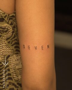 Anna Ben Instagram - In house @benanna_love and @plingooo for their matching Tattoo - ( Seven ) 🌸🤘
Tattoo by : @eric__edward and @otzi_marc @pachakuth 
📸 : @mattewsjoy 
#pachakuth #pachakuthkochi #tattoo #matchingtattoo