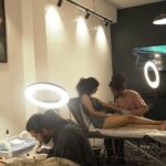 Anna Ben Instagram - In house @benanna_love and @plingooo for their matching Tattoo - ( Seven ) 🌸🤘 Tattoo by : @eric__edward and @otzi_marc @pachakuth 📸 : @mattewsjoy #pachakuth #pachakuthkochi #tattoo #matchingtattoo Kochi, India