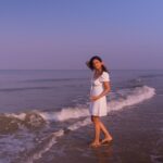 Anna Ben Instagram – A Lily by the ocean!
.
.
.
Make up : @shiny_thoughts Kochi, India