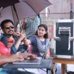 Anna Ben Instagram - Keeping it professional 😜 Working with Appa for the first time ever 😌❤️ #comingsoon #bennypnayarambalam