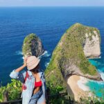 Anna Ben Instagram - The happiest blue ❤️ Kelingking Beach Nusa Penida