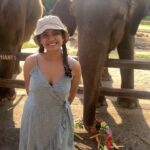 Anna Ben Instagram - Bamboozled by the baby elephant 🐘❤️ Mason Elephant Park & Lodge