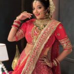 Antara Biswas Instagram - He Stole My Heart ❤️… And I Took His Last Name …You Are My Person, Forever @vikrant8235 …. #dulhan #mybestattire #love #mylook Styled by: @tripzarora @rina_mane25 📸: @deepakpathak663 Mua: @sumitsenapati5558 Hairstyling: @kalpanathore