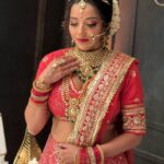 Antara Biswas Instagram - He Stole My Heart ❤️… And I Took His Last Name …You Are My Person, Forever @vikrant8235 …. #dulhan #mybestattire #love #mylook Styled by: @tripzarora @rina_mane25 📸: @deepakpathak663 Mua: @sumitsenapati5558 Hairstyling: @kalpanathore