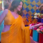 Antara Biswas Instagram – Forever Yellow Saree Song 🎵🥰…. And seeing my Pics The suggested Song by you friends was obviously this song…