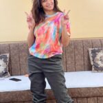 Antara Biswas Instagram – Rangi Saari …. #holi #vibes