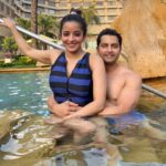 Antara Biswas Instagram - Us ❤️.. #pool #lovers