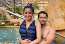 Antara Biswas Instagram - Us ❤️.. #pool #lovers
