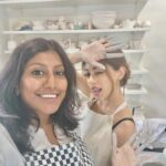 Anu Emmanuel Instagram - Playtime 🎨🏺🤍 @akannksha @aishwarajeev